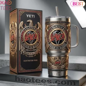 Slayer Reign In Blood Seasons In The Abyss Premium 3D Handle Tumbler