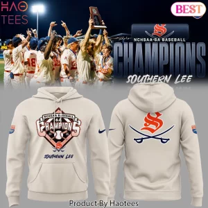 Southern Lee NCHSAA 6A Baseball Champions Commemorative Graphic Hoodie