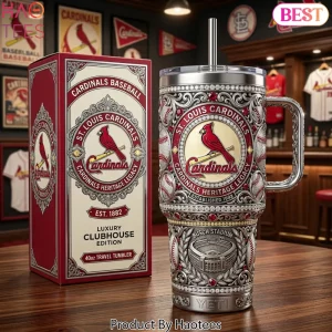 St. Louis Cardinals Luxury Clubhouse Edition 40oz Travel Tumbler
