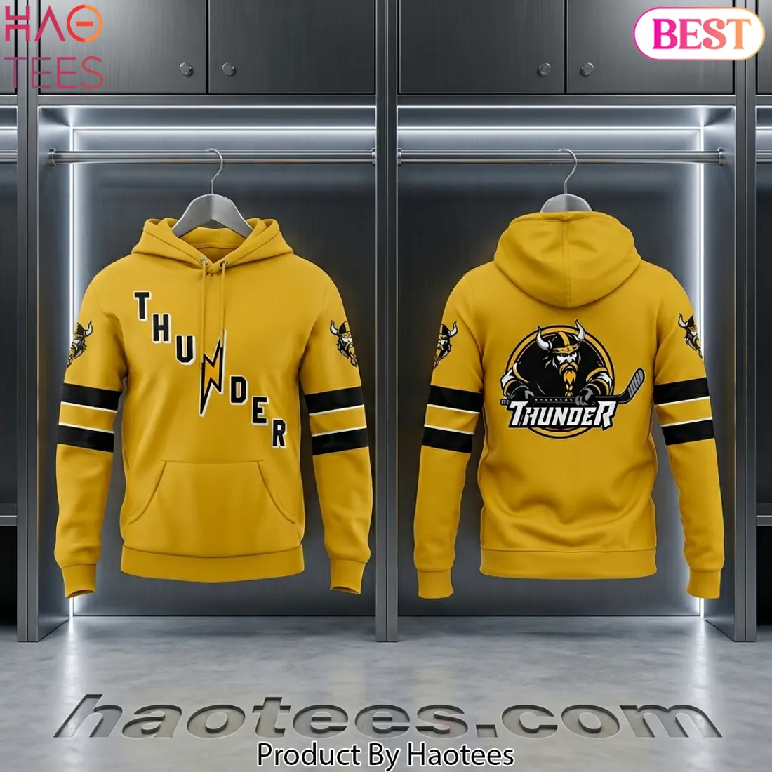 Stockton Thunder ECHL Hockey Hoodie Stockton Thunder ECHL Hockey Hoodie