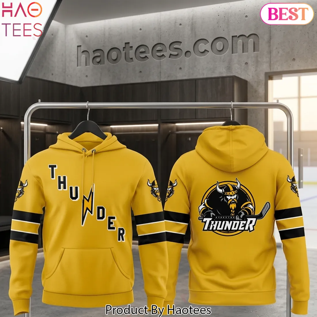 Stockton Thunder ECHL Hockey Hoodie Stockton Thunder ECHL Hockey Hoodie
