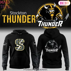 Stockton Thunder ECHL Hockey Viking Mascot Hoodie