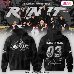 Stray Kids Run It World Tour Bang Chan 03 Graphic Hoodie
