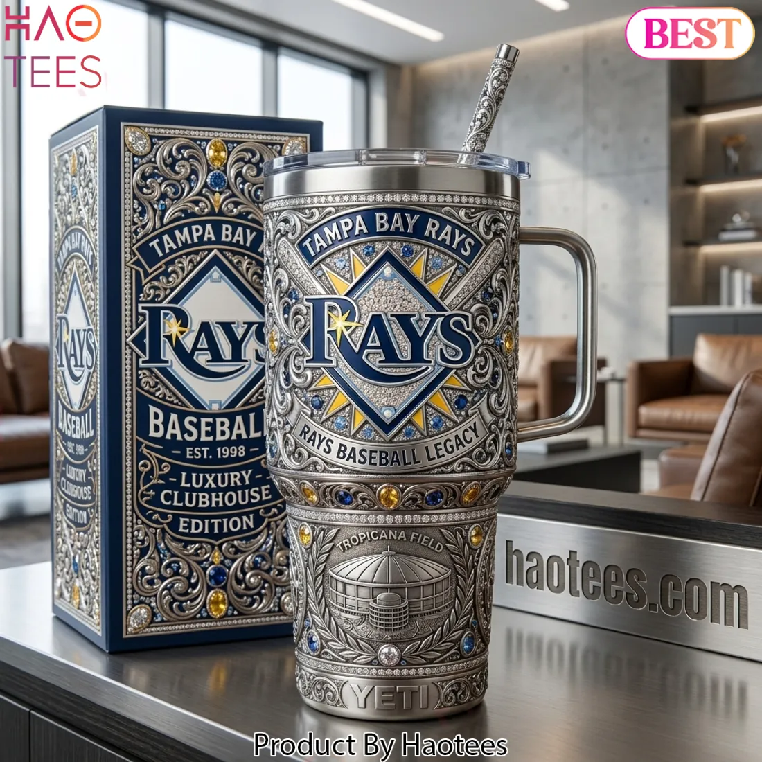 Tampa Bay Rays Luxury Clubhouse Edition 40oz Tumbler