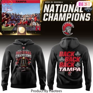 Tampa Spartans 2026 NCAA Division II Baseball National Champions Hoodie