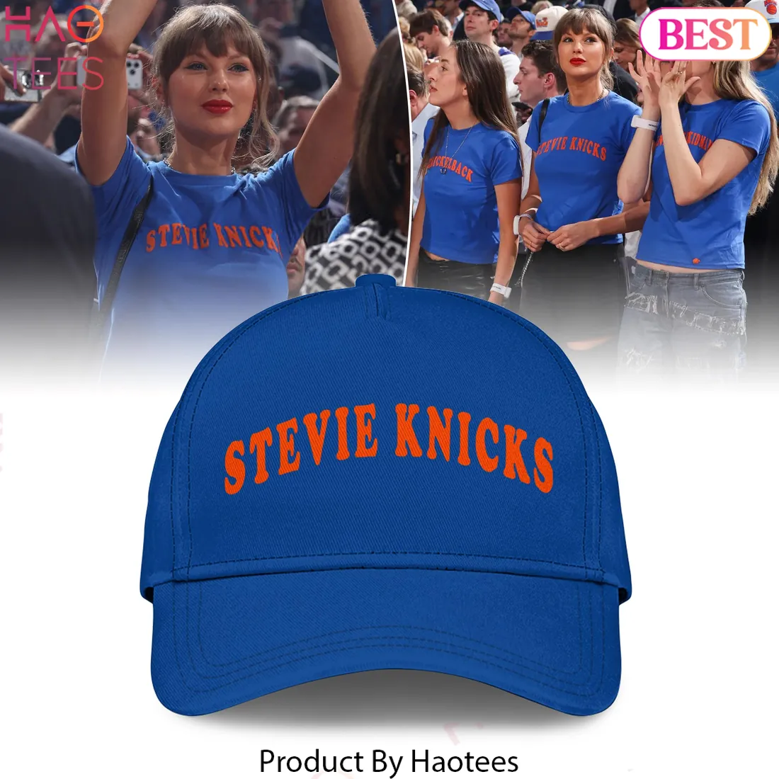 Taylor Swift Stevie Knicks Inspired New York Basketball Blue Hoodie Taylor Swift Stevie Knicks Inspired New York Basketball Blue Hoodie