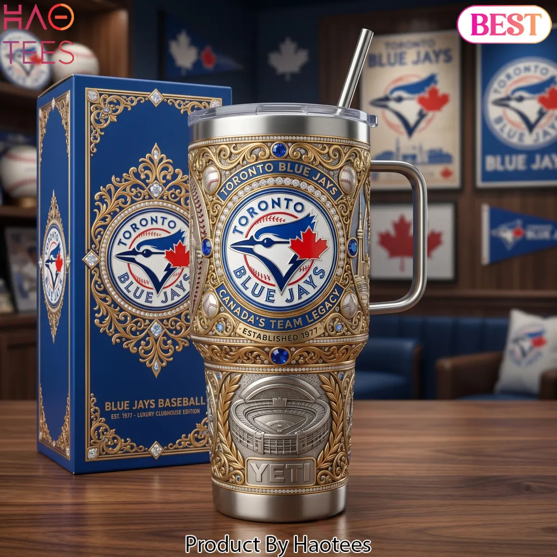 Toronto Blue Jays YETI Luxury Clubhouse Edition 1977 Tumbler Toronto Blue Jays YETI Luxury Clubhouse Edition 1977 Tumbler