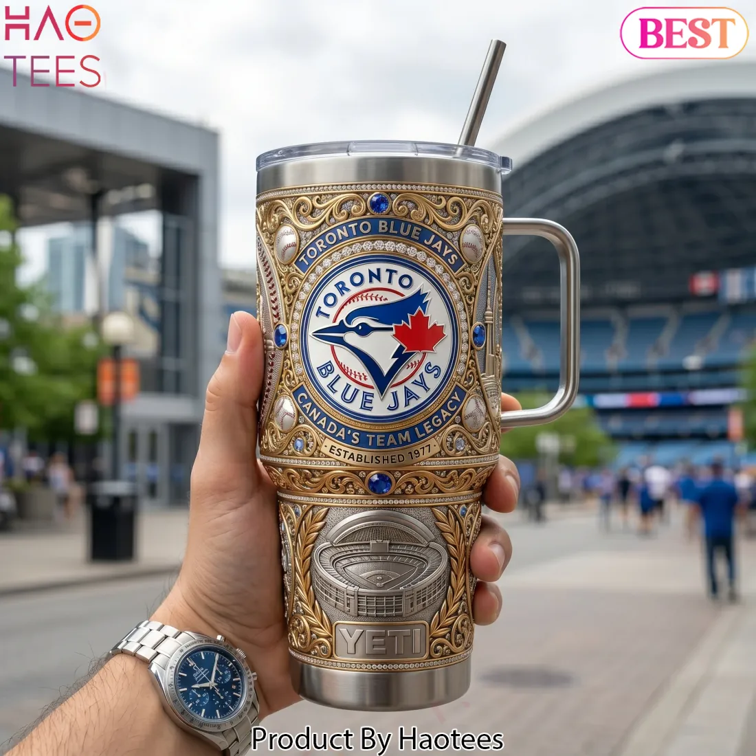 Toronto Blue Jays YETI Luxury Clubhouse Edition 1977 Tumbler Toronto Blue Jays YETI Luxury Clubhouse Edition 1977 Tumbler
