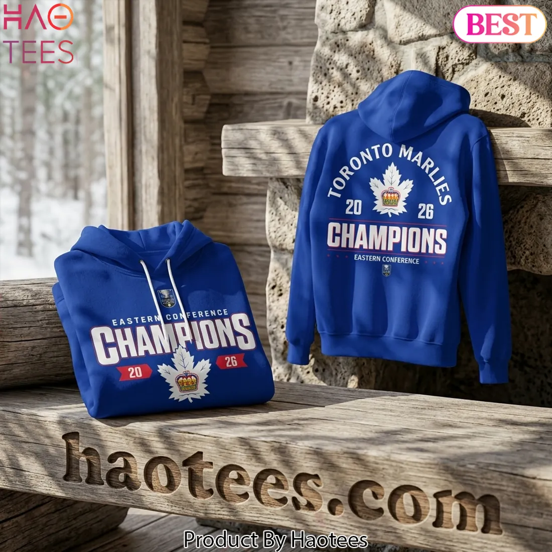 Toronto Marlies 2026 Eastern Conference Champions Commemorative Hoodie Toronto Marlies 2026 Eastern Conference Champions Commemorative Hoodie