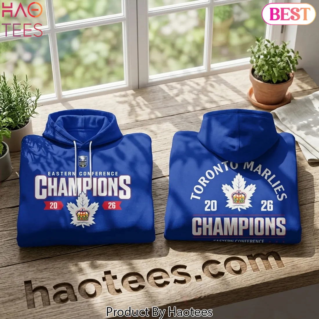 Toronto Marlies 2026 Eastern Conference Champions Commemorative Hoodie Toronto Marlies 2026 Eastern Conference Champions Commemorative Hoodie