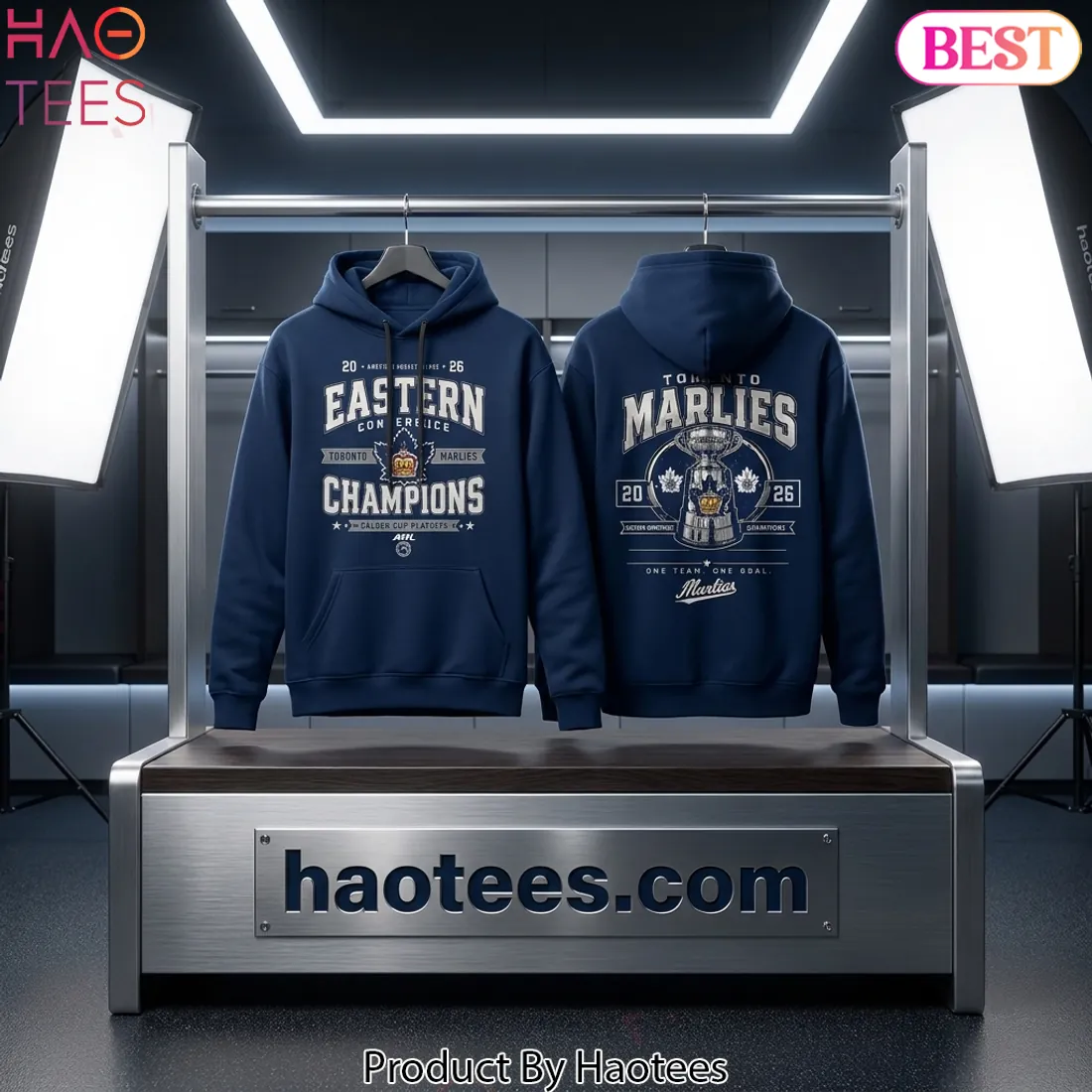 Toronto Marlies 2026 Eastern Conference Champions Commemorative Pullover Hoodie Toronto Marlies 2026 Eastern Conference Champions Commemorative Pullover Hoodie