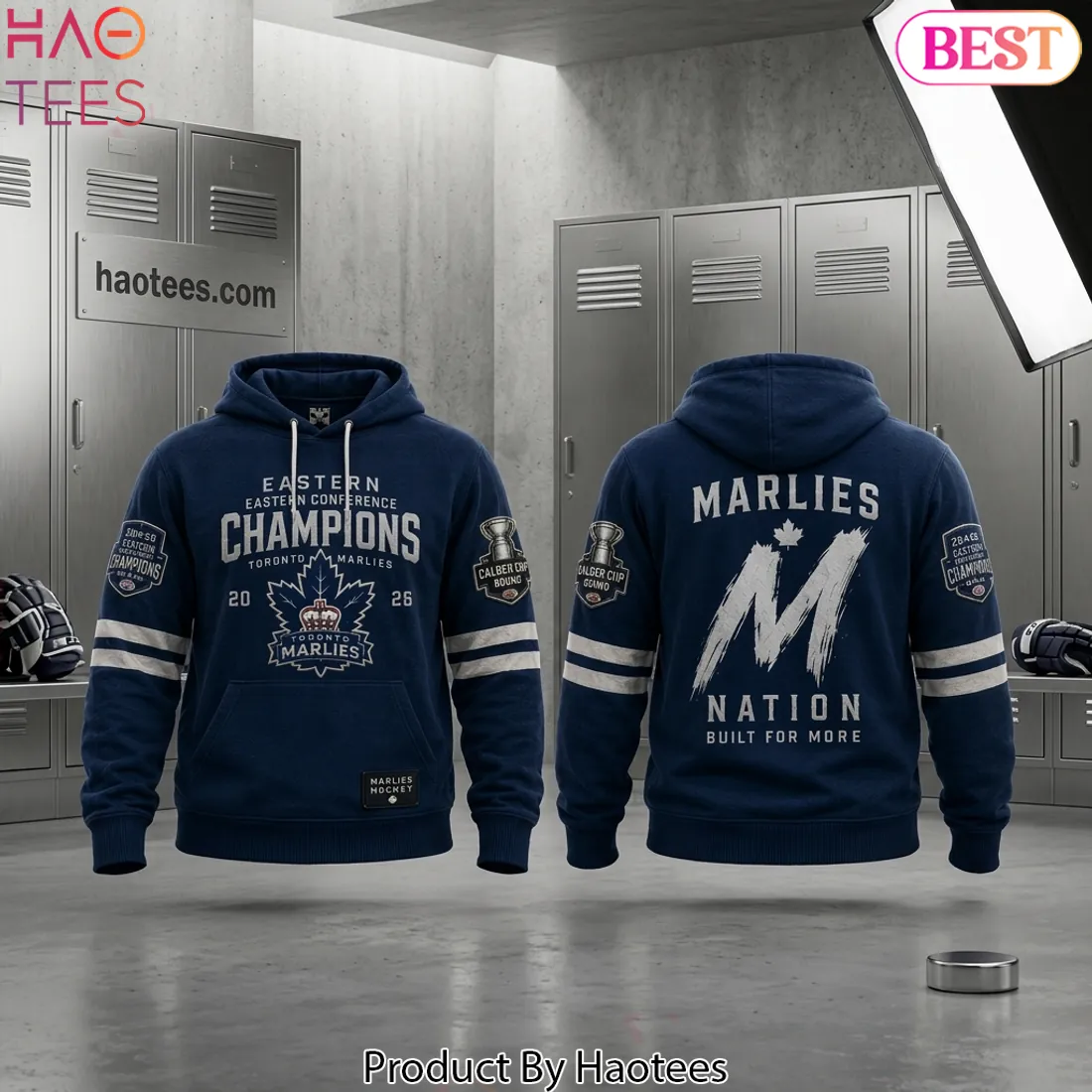 Toronto Marlies 2026 Eastern Conference Champions Navy Pullover Hoodie