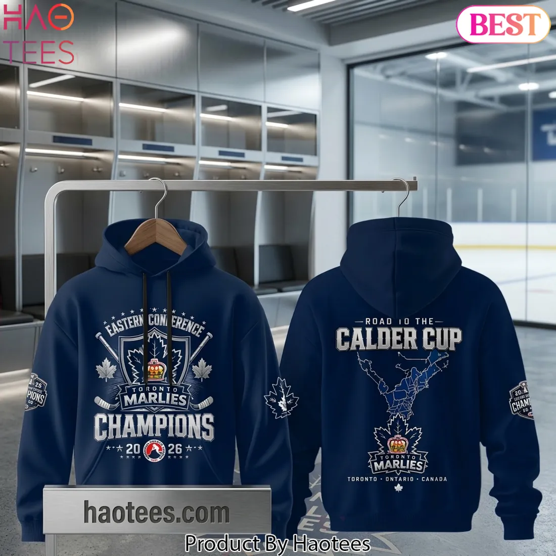 Toronto Marlies 2026 Eastern Conference Champions Pullover Hoodie