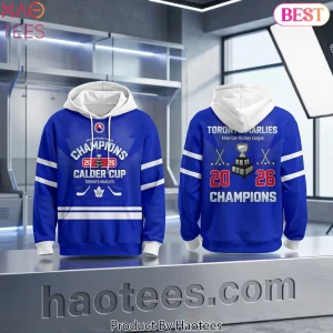 Toronto Marlies American Hockey League 2026 Champions Hoodie