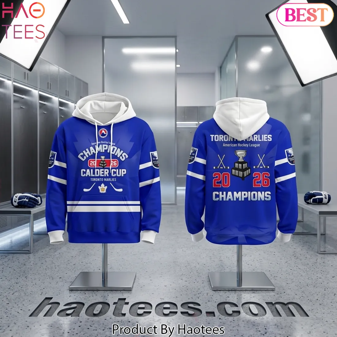 Toronto Marlies American Hockey League 2026 Champions Hoodie