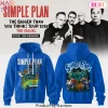 Simple Plan The Bigger Than You Think Tour 2026 Pink Graphic Hoodie