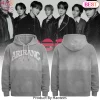 BTS Limited Edition Graphic Print Grey Hoodie
