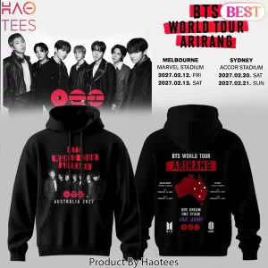 BTS Arirang World Tour Australia 2027 Commemorative Hoodie