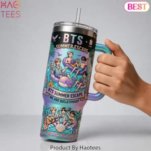 BTS Summer Escape Limited Edition Insulated Handle Tumbler