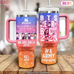 BTS We Are Back 2025 Festa Personalized Stainless Steel Tumbler
