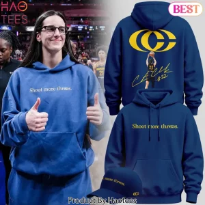 Caitlin Clark Shoot More Threes Signature Graphic Hoodie