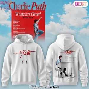 Charlie Puth Whatever Is Clever World Tour Graphic Hoodie