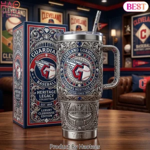Cleveland Guardians Heritage Legacy Luxury Clubhouse Edition 40oz Tumbler