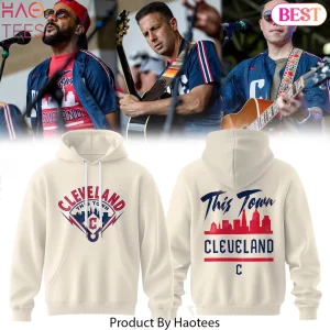 Cleveland This Town Skyline Graphic Print Hoodie