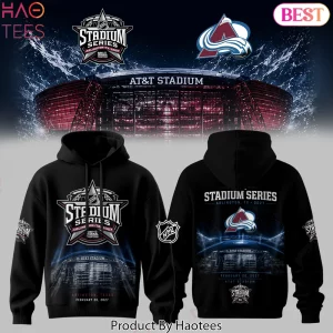 Colorado Avalanche 2027 NHL Stadium Series Arlington TX Pullover Hoodie