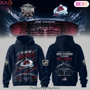 Colorado Avalanche 2027 Stadium Series AT&T Stadium Commemorative Hoodie