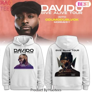 Davido 5ive Alive Tour Royal Night London Limited Edition Hoodie