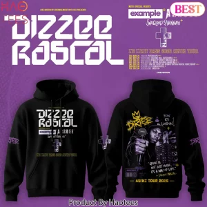 Dizzee Rascal We Want Bass 2026 Tour Graphic Hoodie