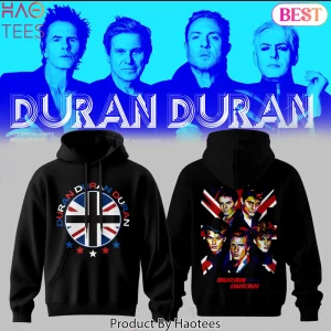 Duran Duran UK EU Autumn Tour Union Jack Graphic Hoodie