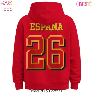 Espana 26 Limited Edition Soccer Fan Pullover Hoodie