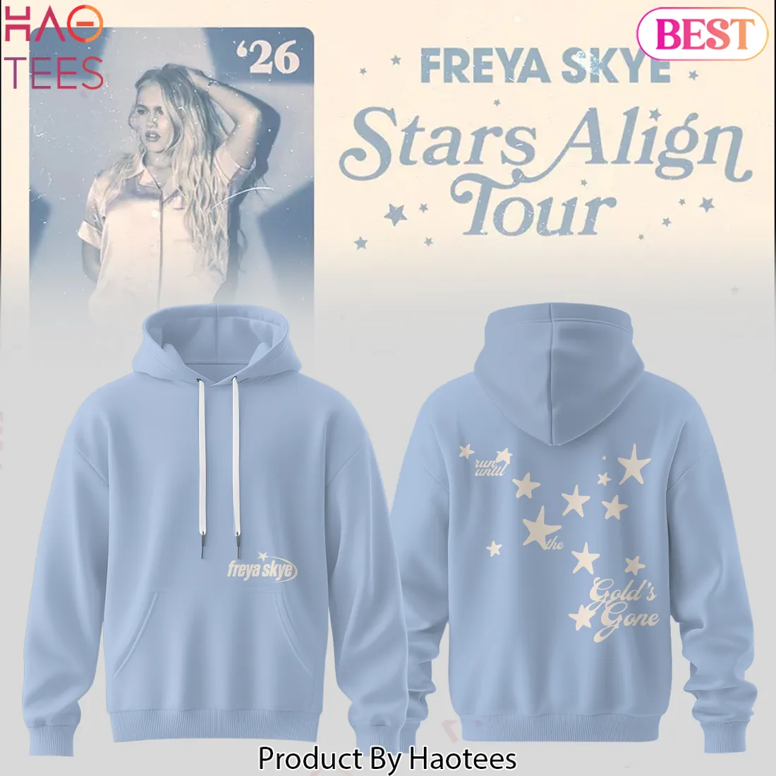 Freya Skye Stars Align Tour 26 Graphic Music Fan Hoodie Freya Skye Stars Align Tour 26 Graphic Music Fan Hoodie