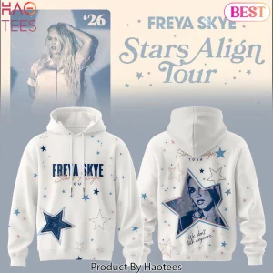 Freya Skye Stars Align Tour 26 Graphic Print Hoodie