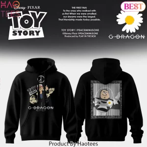 G-Dragon Peaceminusone x Toy Story Buzz Lightyear Daisy Graphic Hoodie