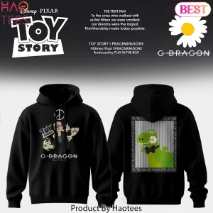 G-Dragon Peaceminusone x Toy Story Rex Daisy Graphic Hoodie