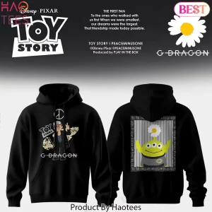 G-Dragon x Toy Story Peaceminusone Alien Daisy Graphic Hoodie