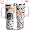 Hocus Pocus Sanderson Sisters Glitter 40oz Travel Tumbler
