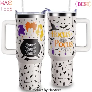 Hocus Pocus Amuck Halloween Themed 40Oz Insulated Tumbler
