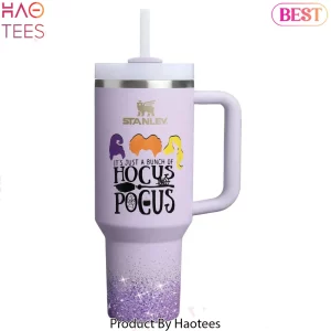 Hocus Pocus Sanderson Sisters Glitter 40oz Travel Tumbler