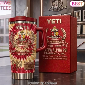 Kappa Alpha Psi 115th Anniversary Tie Dye Handle Tumbler