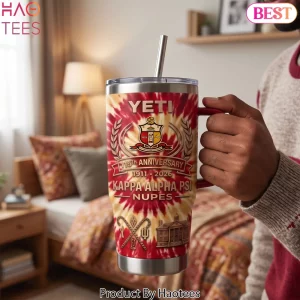 Kappa Alpha Psi 115th Anniversary Tie Dye Handle Tumbler