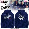 Kaws X New York Yankees Limited Edition Camo Zip Hoodie