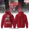 Lionel Messi and Spider-Man Goated Combo Red Graphic Hoodie