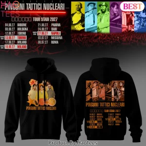 Pinguini Tattici Nucleari Tour Stadi 2027 Premium 3D Hoodie