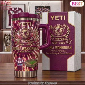 Manly Warringah Sea Eagles 79th Anniversary Tie Dye Handle Tumbler Manly Warringah Sea Eagles 79th Anniversary Tie Dye Handle Tumbler