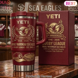 Manly Warringah Sea Eagles 80th Anniversary Limited Edition Tumbler