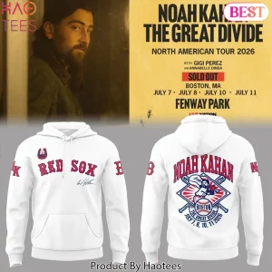 Noah Kahan Red Sox The Great Divide Fenway Park Boston Tour 2026 Commemorative Hoodie Noah Kahan Red Sox The Great Divide Fenway Park Boston Tour 2026 Commemorative Hoodie